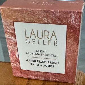 Laura Geller Baked Blush-n-Brighten Marbleized  Blush Shade Apricot Berry